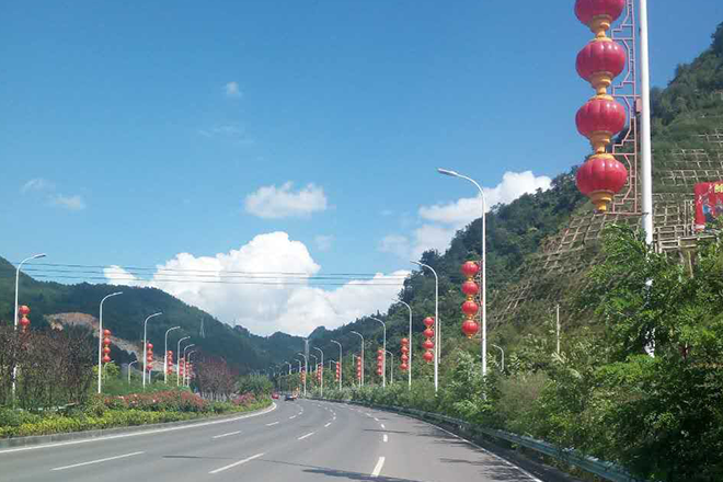 贵州都匀市灯笼亮化